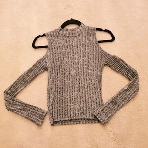 Shoulder Cut-out Sweater